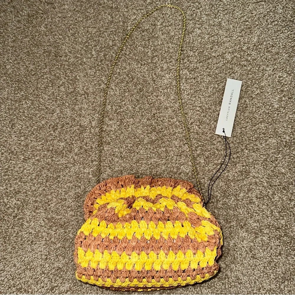 LOEFFLER RANDALL Raffia Clutch